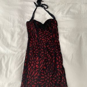 Betsey Johnson lace midi dress